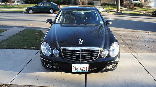 2008 mercedes benz e-class e350 4matic black
