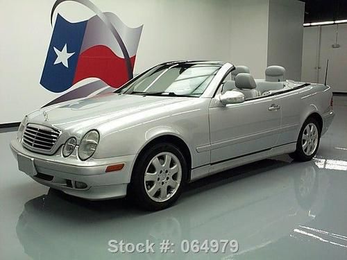 2001 mercedes-benz clk320 cabriolet leather only 74k mi texas direct auto