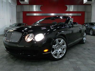 2008 bentley gtc convertible mulliner wheels &amp; tripple black * very clean car