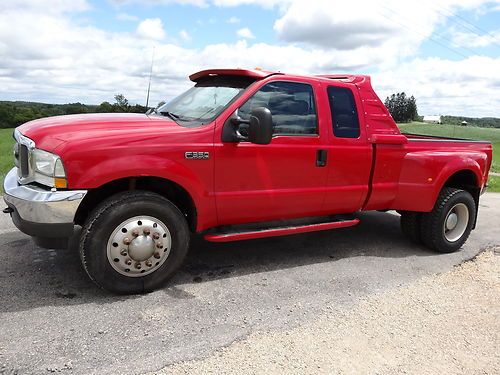 2002 f350 ford 4x4 diesel automatic f 350 lariat dually semi wheels 19.5 7.3l