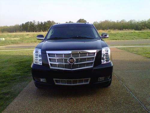 2010 cadillac escalade platinum edition esv black