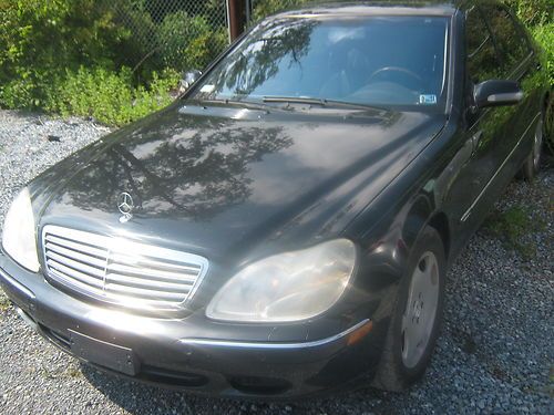 2002 mercedes benz  s600,   black w/black leather, navigation, all power, v12