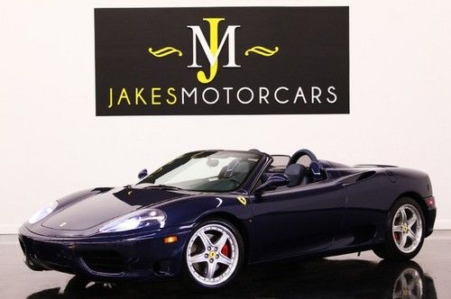 2004 360 spider f1, tour de france blue, fresh major service, highly optioned!!