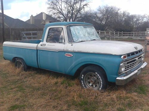 1966 ford  f100 custom cab, twin i beam,