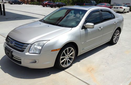 Silver 2008 ford fusion se - super clean 2 tone leather interior, 63,000 miles