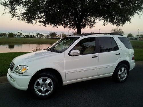 White ml320*tan leather*auto *cd*sunroof*clean in and out*l@@k