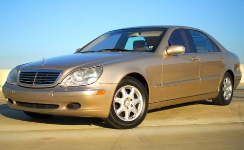 2000 mercedes benz s-class 4dr sdn 5.0l, 88,473 miles no reserve