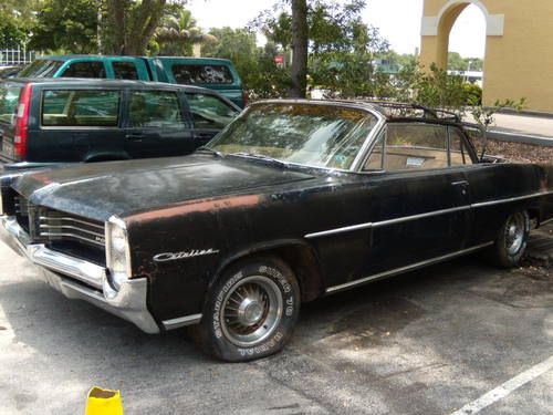 1964 pontiac catalina convertible -solid rust free car, runs, 8 lug wheels