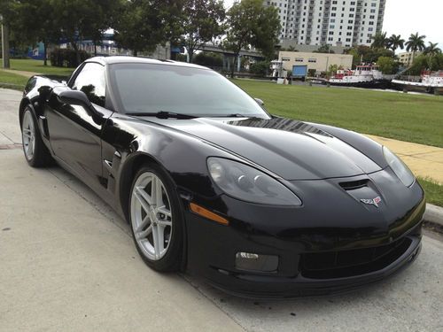 2006 chevrolet corvette z51 6 speed 6.0l 2lt black on black