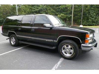 CHEVY SUBURBAN 1500 LT KEYLESS ENTRY TOWING PACKAGE LEATHER SEATS NO RESERVE, image 2