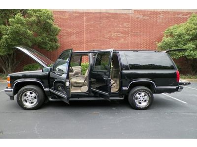 CHEVY SUBURBAN 1500 LT KEYLESS ENTRY TOWING PACKAGE LEATHER SEATS NO RESERVE, image 81