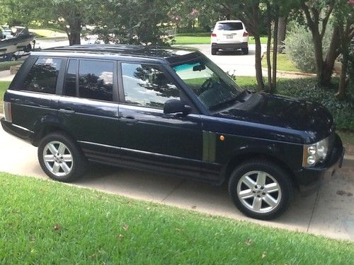 2003 land rover range rover hse sport utility 4-door 4.4l