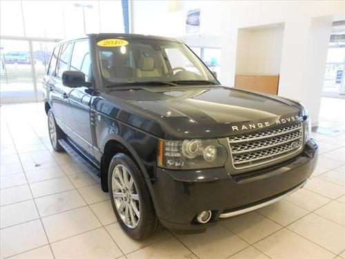 2010 range rover supercharged-no accidents-1 owner-chrome rims-beautiful!!