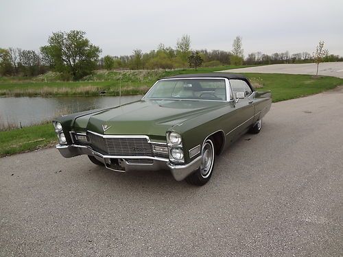 Rare factory bucket seats and console 68 cadillac deville convertible