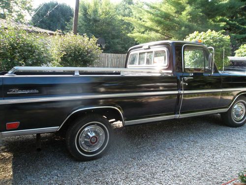 1968 ford f-150 ranger  black all original 84,006 miles