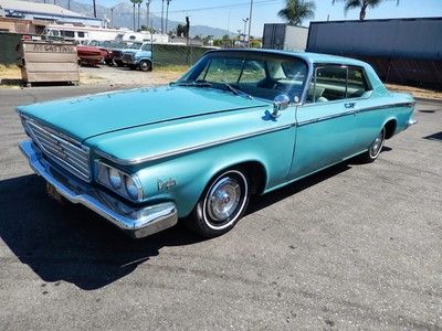 1964 chrysler newport 2 door hardtop orig 90,000 miles push button auto nice car