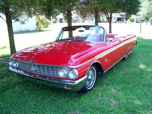 1962 ford galaxie convertible