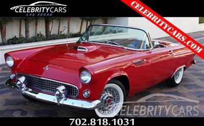 1955 ford thunderbird convertible original interior v8 a/t hard top soft top