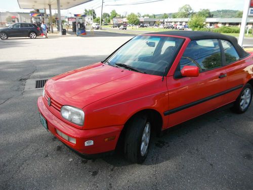 95 volkswagon cabrio convertible no reserve