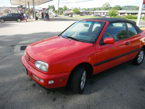 95 volkswagon cabrio convertible no reserve