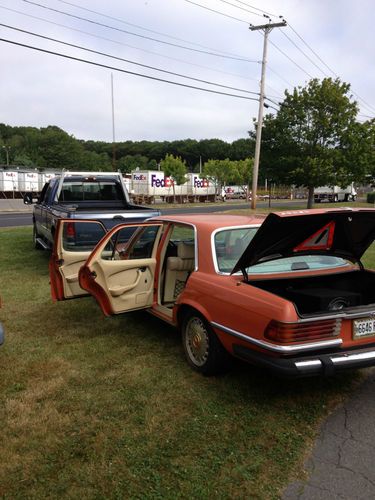 1980 Mercedes 300 SD Sedan Original Inca Red paint *RARE!*, image 4