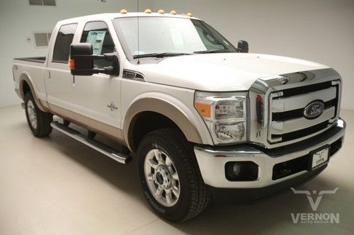 2014 lariat crew 4x4 fx4 navigation sunroof leather heated 20s aluminum diesel