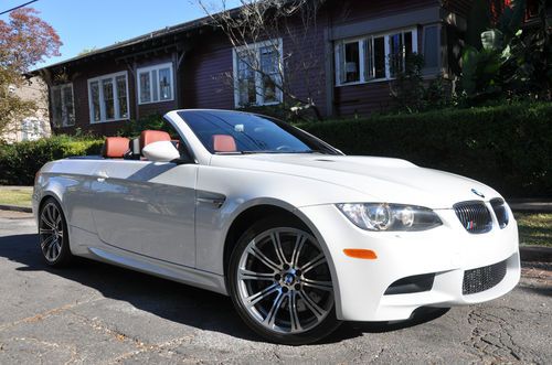 2011 m3 convertible*lo mi*dct*nav*19*all poss.opts.,s5,m6,911,boxster,c63,e63,z4