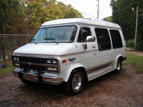 1992 chevrolet g20 high top*explorer*conversion van*leather*low miles*5.7 v-8