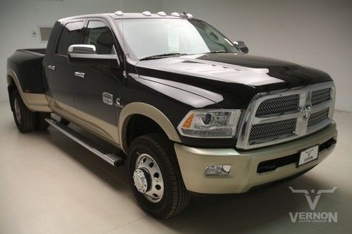 2013 drw laramie longhorn mega 4x4 navigation sunroof leather heat cummin diesel