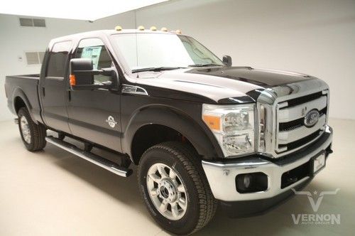 2013 lariat crew 4x4 fx4 navigation sunroof heated leather 20s aluminum diesel