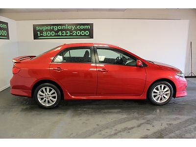 2010 toyota corolla s, 4 door sedan