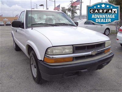 03 chevrolet s-10 only 51k miles good condition florida truck no reserve