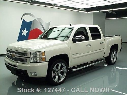 2012 chevy silverado ltz sunroof nav 22" wheels 20k mi texas direct auto