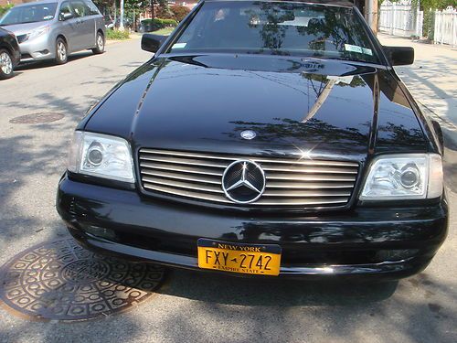 MERCEDES BENZ1996 SL600- SPORT- TRIPLE BLACK ONLY 68500 MILES @EXCELLENT@LOOK, US $11,900.00, image 2