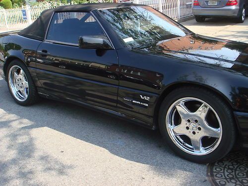 MERCEDES BENZ1996 SL600- SPORT- TRIPLE BLACK ONLY 68500 MILES @EXCELLENT@LOOK, US $11,900.00, image 4