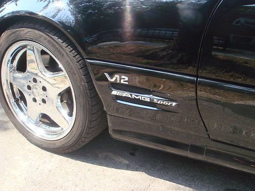 MERCEDES BENZ1996 SL600- SPORT- TRIPLE BLACK ONLY 68500 MILES @EXCELLENT@LOOK, US $11,900.00, image 7