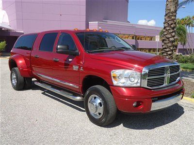 Diesel drw mega cab navi laramie heated leather 4x4 short bed xnice truck fl