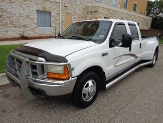 1999 f350 dually crew cab xlt 7.3l powerstroke turbo diesel auto nice truck