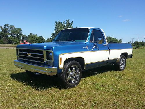 1977 chev pick up, ls-7 454 crate motor, 500 factory hp, 4-spd, restored