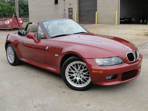 2001 bmw z3 roadster with sport package  3.0l low miles