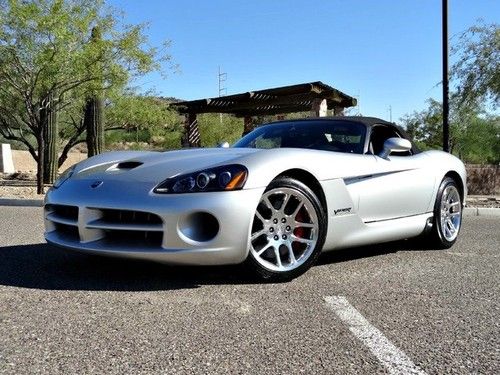 No reserve 04 dodge viper convertible srt 10 clean carfax low miles !!!