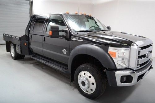 2011 ford f-450 lariat crew chassis diesel leather htd chrome keyless kchydodge