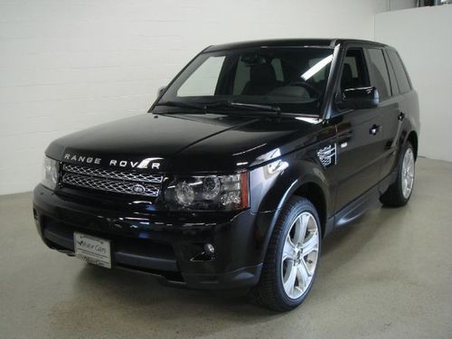 2012 land rover range rover sport - black/black - 11k miles!! luxury pkg!! 20"!!