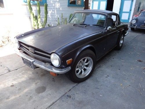 1974 triumph tr-6  - - nice running and driving project - -