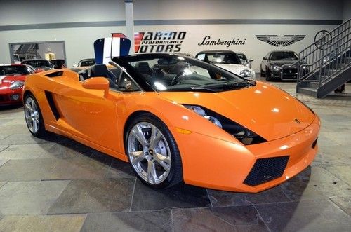 Gallardo spyder 5l v10 6-speed leather pdl pw convertible