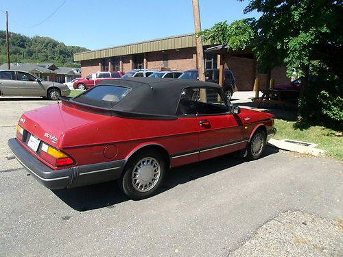 1988 saab 900 turbo convertible 2-door 2.0l