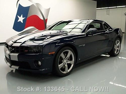 2010 chevy camaro 2ss rs 6-spd htd leather 20's 28k mi texas direct auto