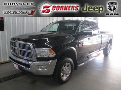 2011 black dodge ram 3500 4x4 crew cab longbox cummins diesel laramie  47k miles