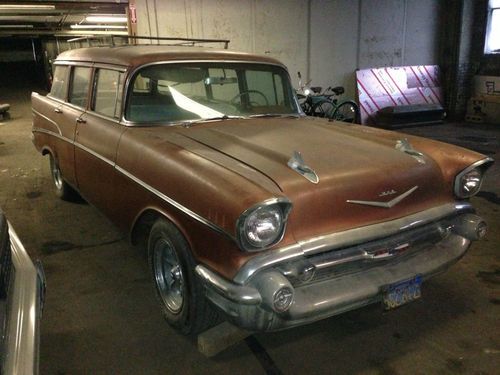 1957 chevy wagon surviivor patina calif.surf rartod 1955 barn find unrestored