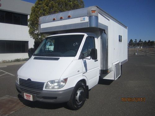05 dodge/freightliner 3500c sprinter cab&amp;chassis box van lease return no reserve